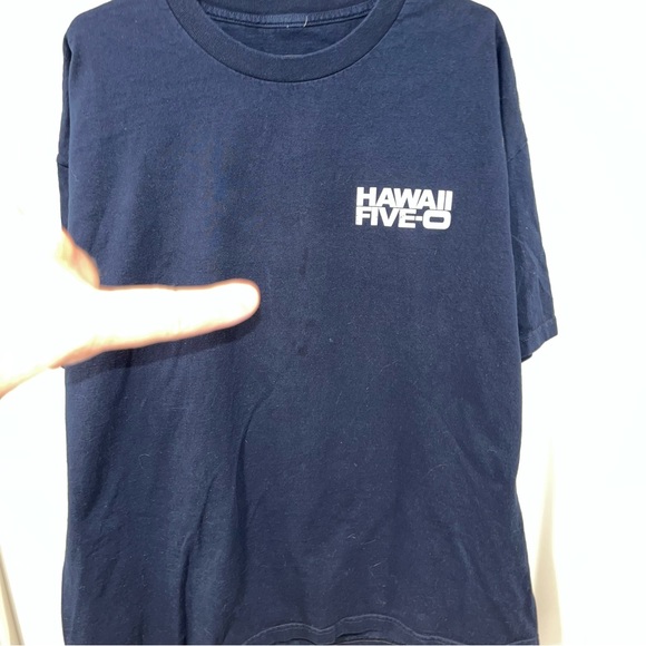 Hawaii Five-O Hawaii 5 0 Navy Blue Cotton graphic T-Shirt Adult size 2XL - Picture 5 of 7